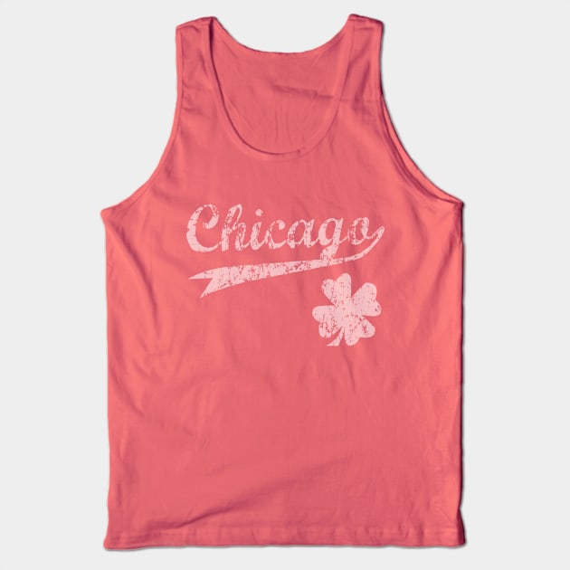 Retro Chicago Irish St Patricks Day Tank Top by E